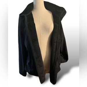 Free Country Fur Lined Hooded Soft Shell Jacket Women’s XL/XG Size 16 Black
